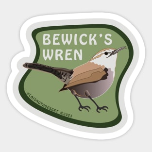 Bewicks Wren Sticker